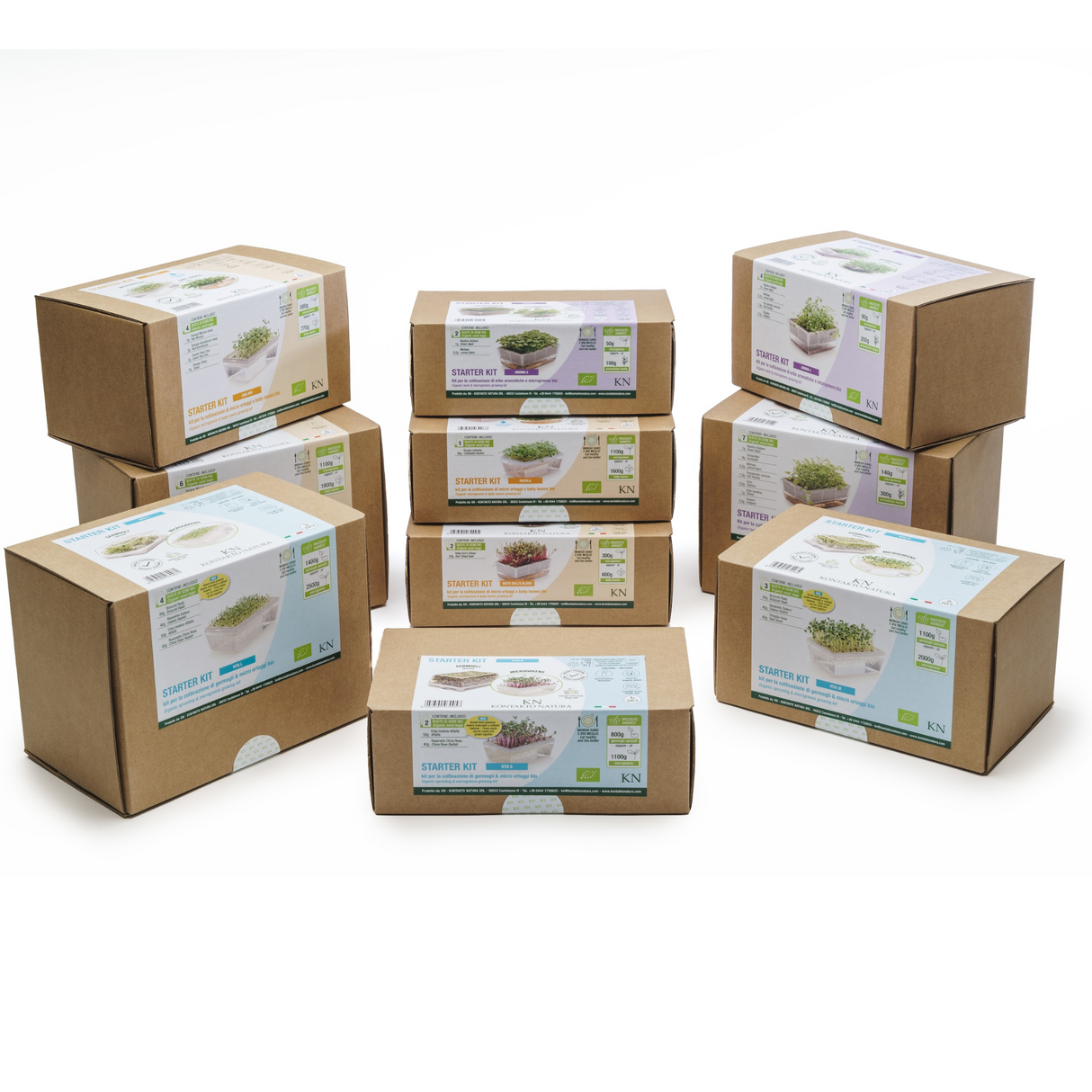 Starter kit baby leaves & microgreens - Asia Mix&Lattuga - sk905