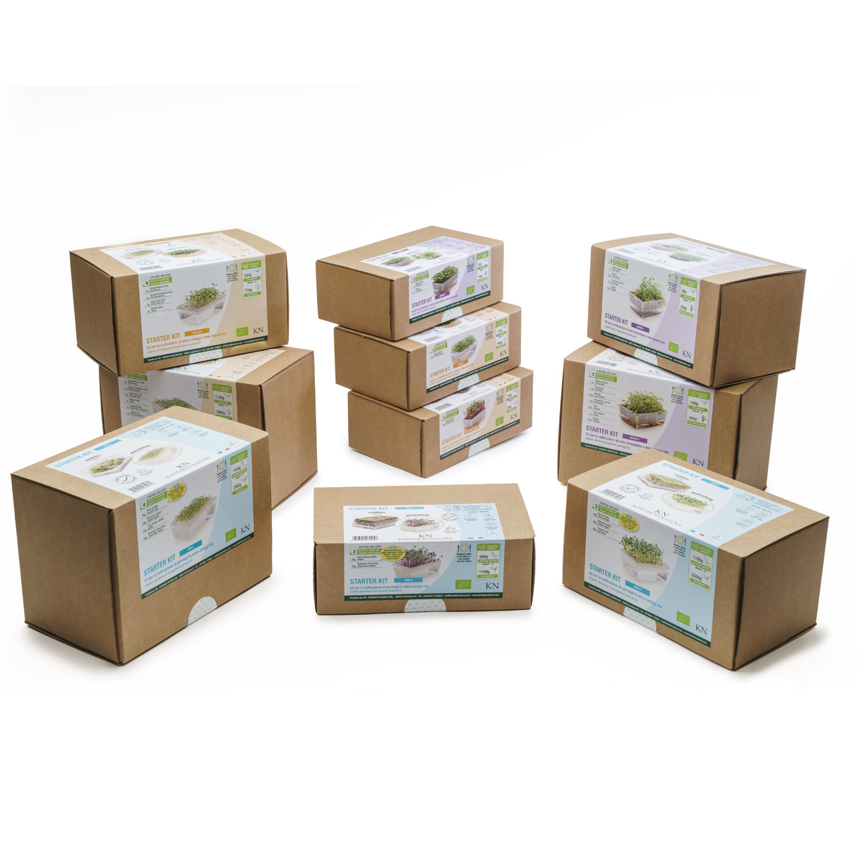 Starter kit baby leaves & microgreens - Asia Mix&Lattuga - sk905