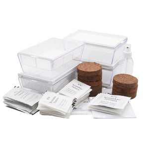 Kit educativo microgreens bio-Idro e Cocco-4 Eva e 24 varietà semi-sk605