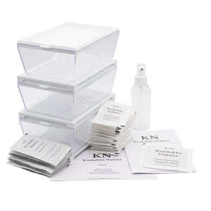 Kit educativo microgreens idro bio - 3 Eva H e 18 varietà semi - sk602