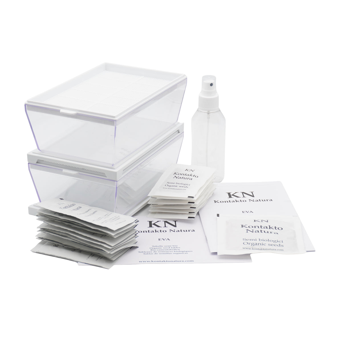 Kit per baby leaves idroponichebio - 2 Eva H e 8 varietà semi - sk301