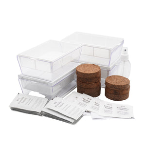 Kit per erbe aromatiche bio - 4Eva S e 7 varietà semi - sk403