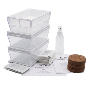 Kit per microgreens bio Omega 3- 2 Eva H e 3 varietà semi - sk209