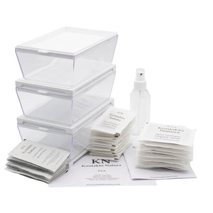 Kit per microgreens idroponici bio - 3 Eva H e 24 varietà semi - sk203