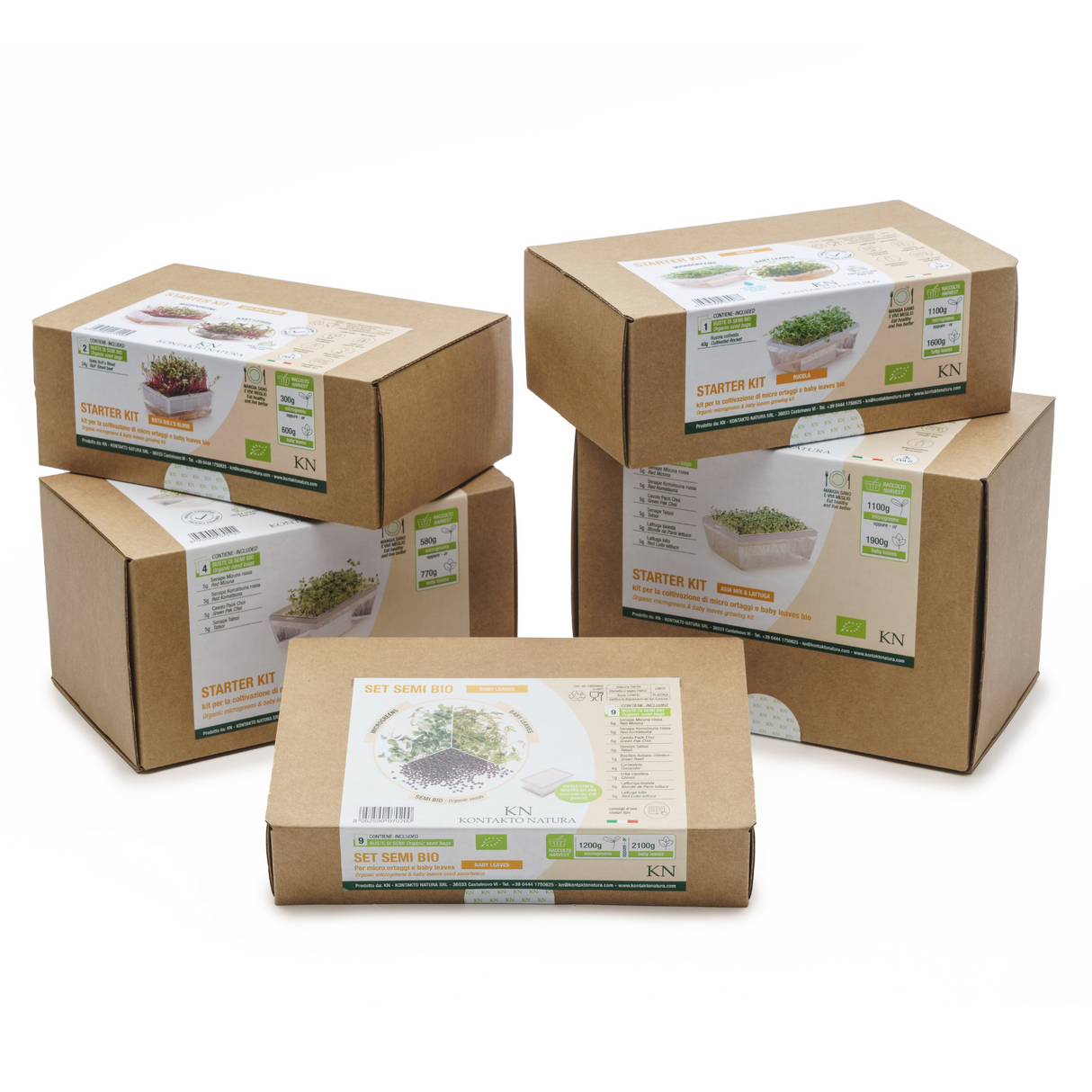 Starter kit baby leaves & microgreens - Asia Mix&Lattuga - sk905