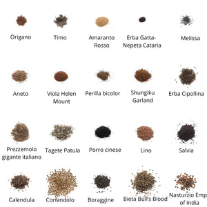 Set semi per microgreens bio - Cocco - 20 varietà - ss203